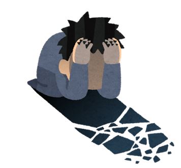 絶望する人
